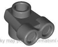 52494 Dark Bluish Gray Plate, Round 1 x 1 with Binoculars (Robot / Droid Head)