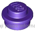 4073 Dark Purple Plate, Round 1 x 1