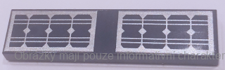 2431pb499 Dark Blue Tile 1 x 4 with Solar Panels Pattern