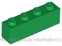 3010 Green Brick 1 x 4
