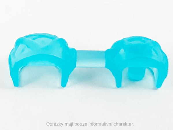 36083b Trans-Light Blue Weapon, Web Effect, Handcuffs