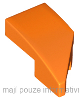 29120 Orange Wedge 2 x 1 x 2/3 Left