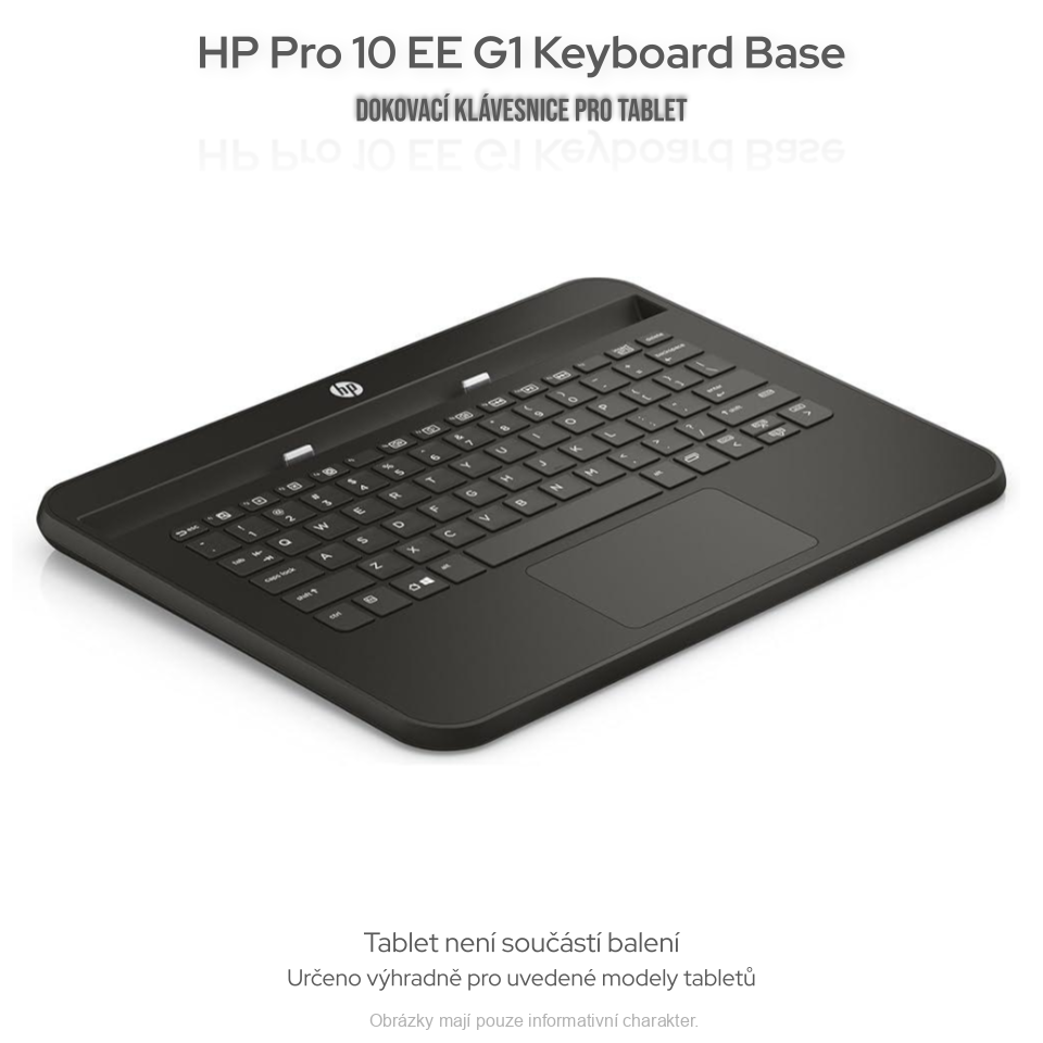 HP Pro 10 EE G1 Keyboard Base – dokovací klávesnice pro tablet