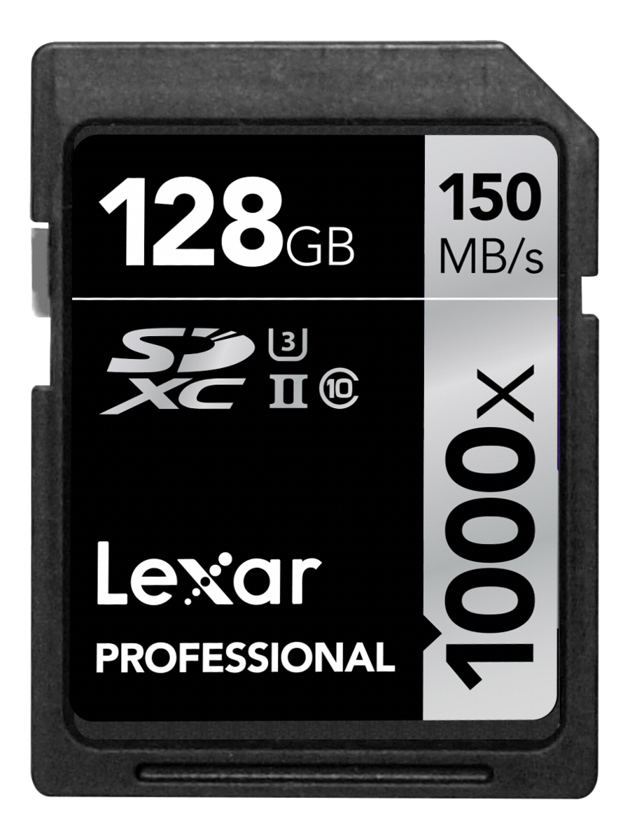 Lexar SDXC Card 128GB 1000x Professional UHS-II LSD128CRBEU1000