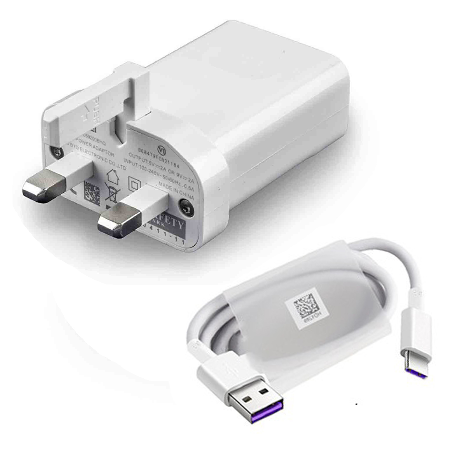 Huawei USB Super Charger Nabíječka pro UK s rychlonabíjecím kabelem