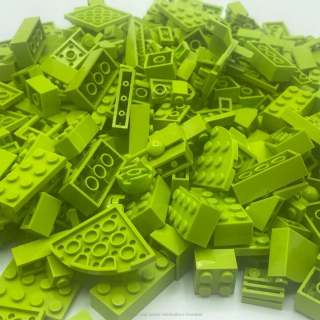 LEGO Mix Barva Limetková (Lime)  0,5 KG