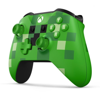 XBOX ONE - Bezdrátový ovladač Xbox One S Minecraft Creeper WL3-00057 **POUŽITÝ**