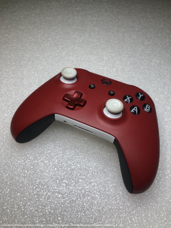 Microsoft Xbox One S Wireless Controller - Custom Red/White/Chrome **POUŽITÝ**