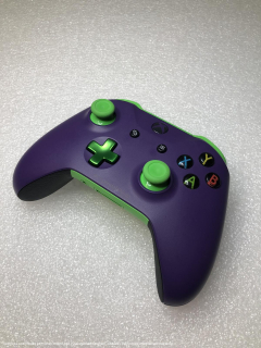 Microsoft Xbox One S Wireless Controller - Custom Zelená/fialová **POUŽITÝ**