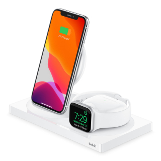 Belkin BOOST CHARGE 3-in-1 bezdrátová nabíječka pro Apple WIZ004ttWH-APL