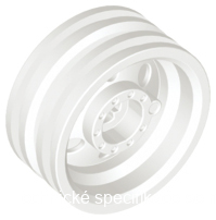 56904 White Wheel 30mm D. x 14mm