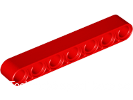 32524 Red Technic, Liftarm Thick 1 x 7