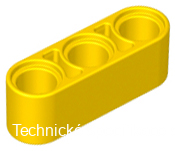 32523 Yellow Technic, Liftarm Thick 1 x 3
