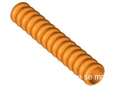 78c05 Orange Hose, Ribbed 7mm D. 5L / 4.0cm