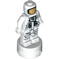 90398pb008  Minifigure, Utensil Statuette / Trophy with NASA Astronaut Pattern