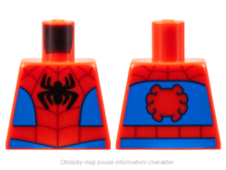 973pb4541 Red Torso Spider-Man Costume
