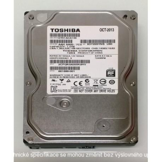 Toshiba 1TB, 3,5", 7200rpm, 32MB, SATA, DT01ACA100