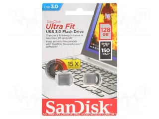 SanDisk Ultra Fit 128GB USB 3.0 Flash Drive (SDCZ43-128G-GAM46) 