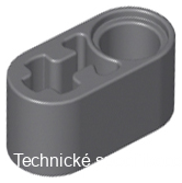 Dark Bluish Gray Technic, Liftarm Thick 1 x 2 - Axle Hole
