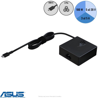 ASUS AC100-00 (A20-100P1A) EU Power Adapter TYPE C - Jakost B