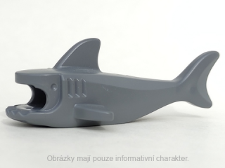 14518 Dark Bluish Gray Shark Body with Gills