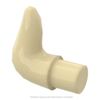 64847 Tan Cattle Horn, Short