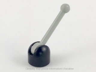4592c03 Black Antenna Small Base with Light Gray Lever
