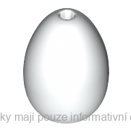 24946 White Egg with Small Pin Hole