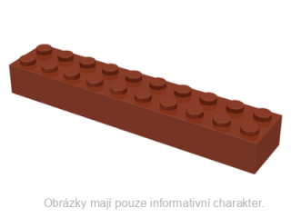 3006 Reddish Brown Brick 2 x 10