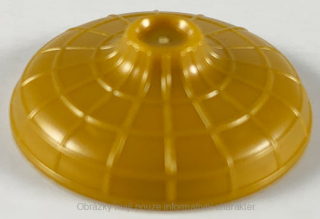 26007 Pearl Gold Hat, Conical Asian with Raised Center