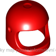 50665 Red Helmet Space / Town with Thick Chin Strap