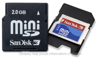 SanDisk Mini SD 2GB + Adaptér