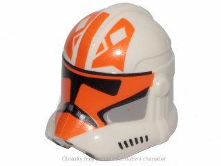 11217pb14 White Helmet SW Clone Trooper (Phase 2) with Orange 332nd Company