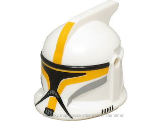 61189pb18 White Helmet SW Clone Trooper Commander