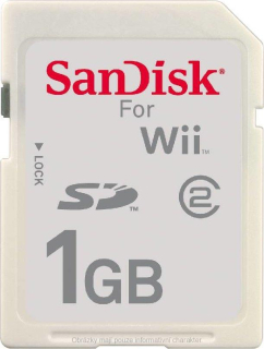 Sandisk SD Pamětová karta pro Nintendo konzoli Wii