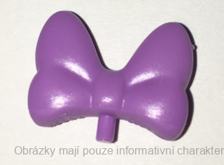 24634 Medium Lavender Minifigure, Bow Large with Small Pin