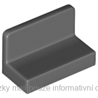 4865b Dark Bluish Gray Panel 1 x 2 x 1 with Rounded Corners