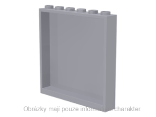 59349 Light Bluish Gray Panel 1 x 6 x 5
