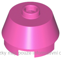 98100 Dark Pink Cone 2 x 2 Truncated