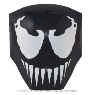 85834pb04 Black Large Figure Armor with White Venom Mask Pattern
