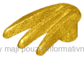 10187 Pearl Gold Bladed Claw, Spread