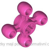 32072 Dark Pink Technic Knob Cog / Gear / Wheel