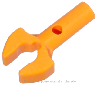 48729b Orange Bar 1L with Clip Mechanical Claw