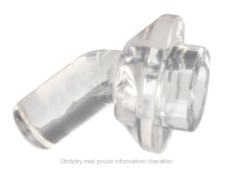 65578 Trans-Clear Bar 1L with Angled Hollow Stud