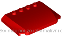 52031 Red Wedge 4 x 6 x 2/3 Triple Curved
