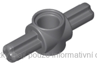 27940 Dark Bluish Gray Technic, Axle and Pin Connector Hub with 2 Axles
