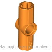 32034 Orange Technic, Axle and Pin Connector Angled #2 - 180 degrees