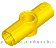 32034 Yellow Technic, Axle and Pin Connector Angled #2 - 180 degrees
