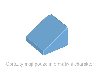 54200 Medium Blue Slope 30 1 x 1 x 2/3
