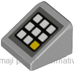 54200pb106 Light Bluish Gray Slope 30 1 x 1 x 2/3 with Keypad